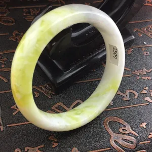 10% OFF- 58/59/60 mm Certified Natural Jadeite Emerald A Jade HandCarved Bangle 2500