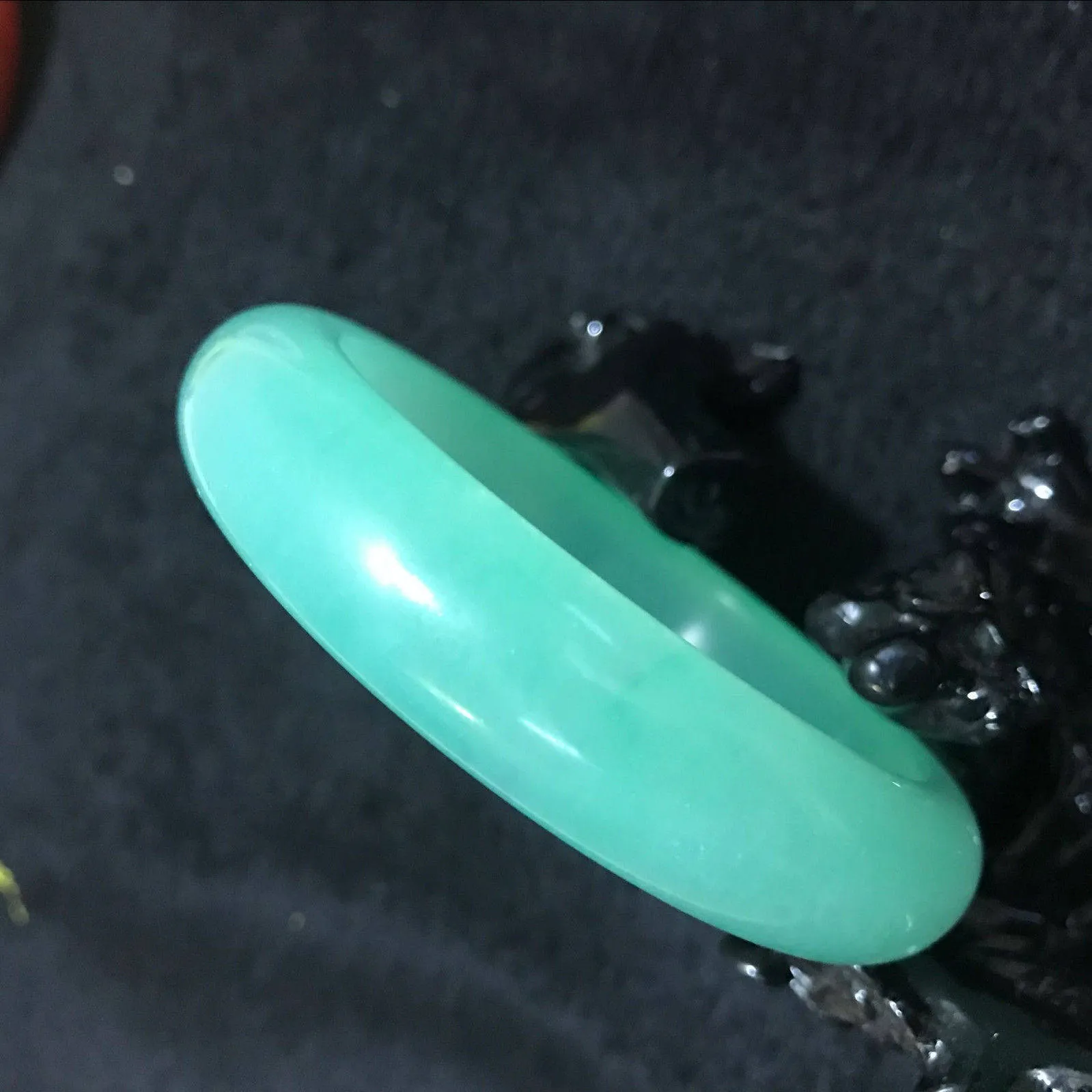 10% OFF- 58/59/60 mm Certified Natural Jadeite Emerald A Jade HandCarved Bracelet Bangle A2018