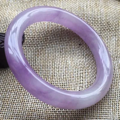 10% OFF- 58/59/60 mm Certified Natural Jadeite Emerald A*Jade Handcarved Bangle A111