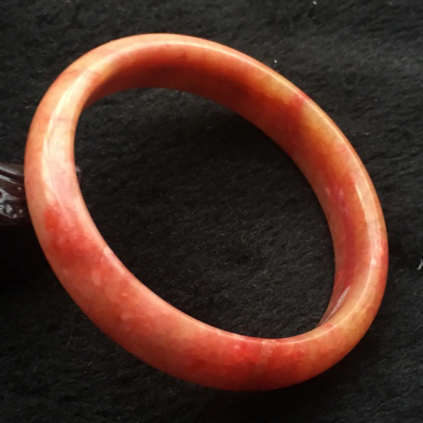 10% OFF- 58/59/60 mm Certified Natural Red Emerald A*Jade Handcarved Bangle X020