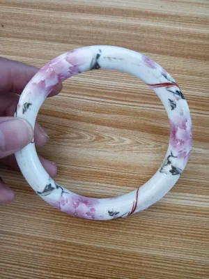 10% OFF- 58/59/60 mm Fashion Style Original Folk Manual Ceramic Bracelet Bangle