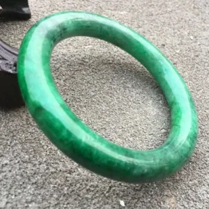 10% OFF- 58/59/60mm Certified Natural Jadeite Emerald A Jade HandCarved Round Bangle GX3733