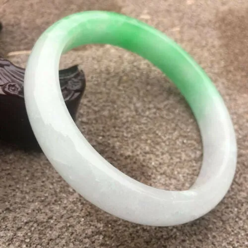 10% OFF- 58/59/60mm Certified Natural Jadeite Emerald A*Jade HandCarved Bangle GX3220 with Gift Box