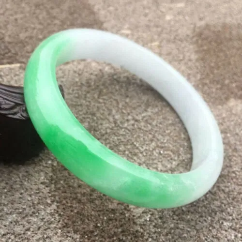 10% OFF- 58/59/60mm Certified Natural Jadeite Emerald A*Jade HandCarved Bangle GX3220 with Gift Box
