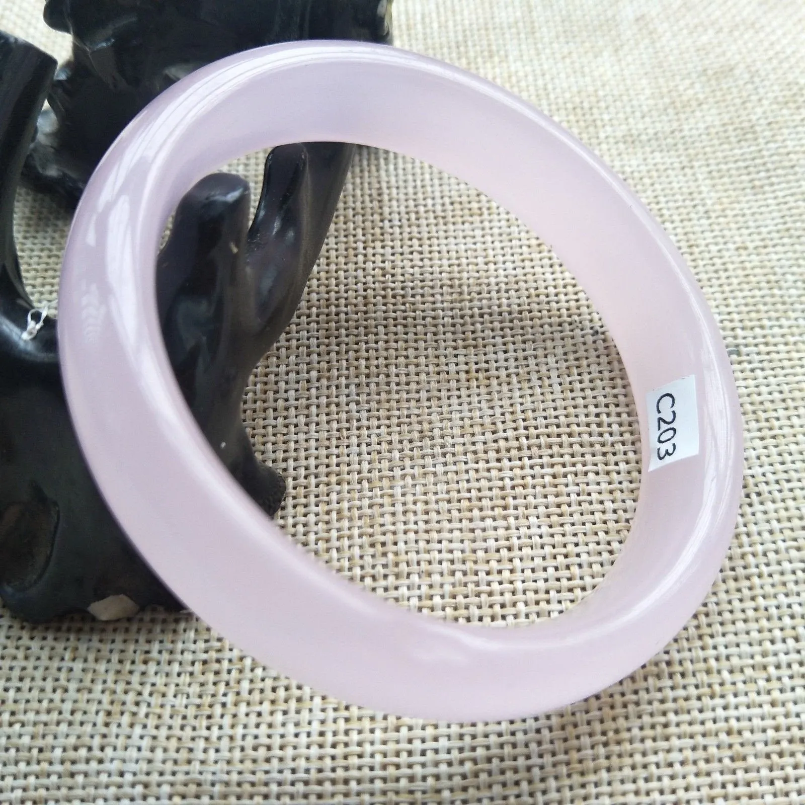 10% OFF- 58/59/60mm Certified Natural Pink Jadeite Emerald A*Jade HandCarved Bangle C203
