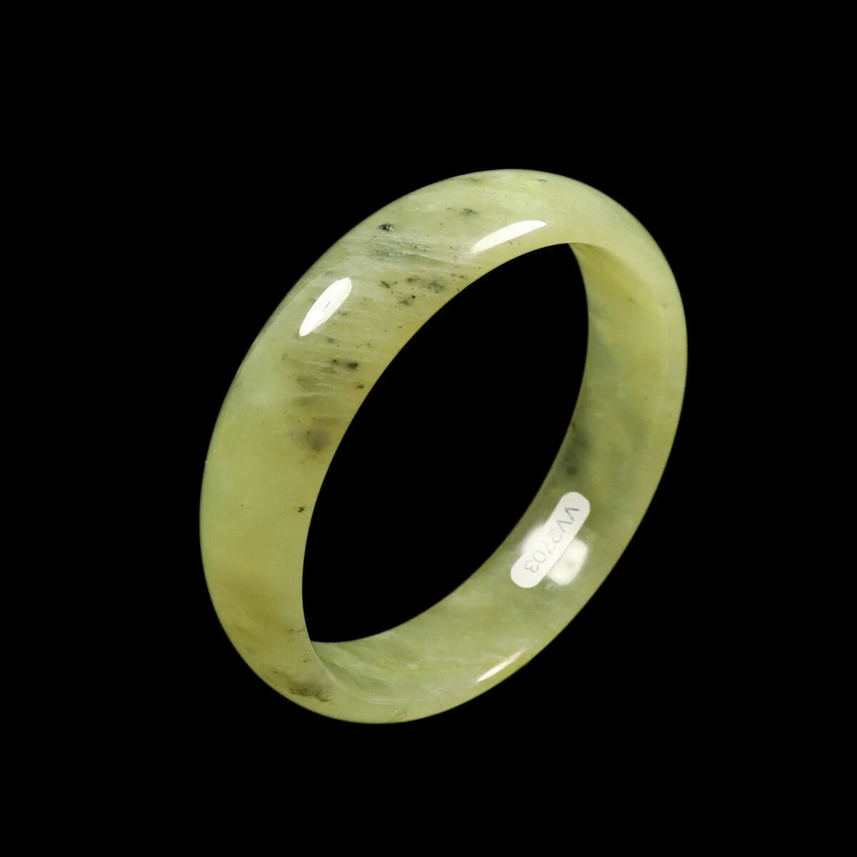 10% OFF- 58/59/60mm Certified Natural Yellow Jadeite Emerald A*Jade HandCarved Bangle VV2703