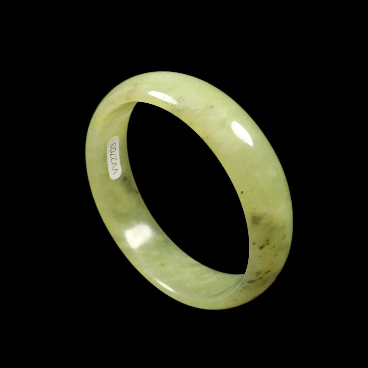 10% OFF- 58/59/60mm Certified Natural Yellow Jadeite Emerald A*Jade HandCarved Bangle VV2703