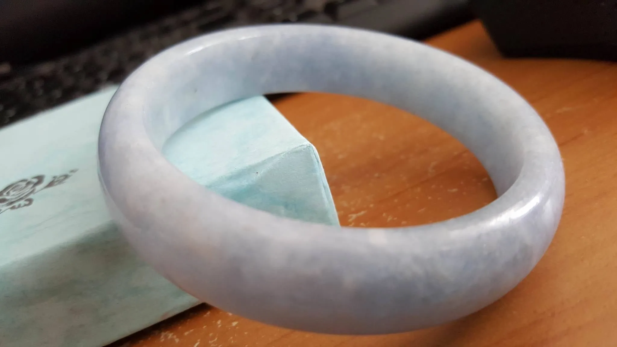 10% OFF- 59/60/61 mm Certified Natural Jadeite Emerald Jade Bangle《Grade A》A145