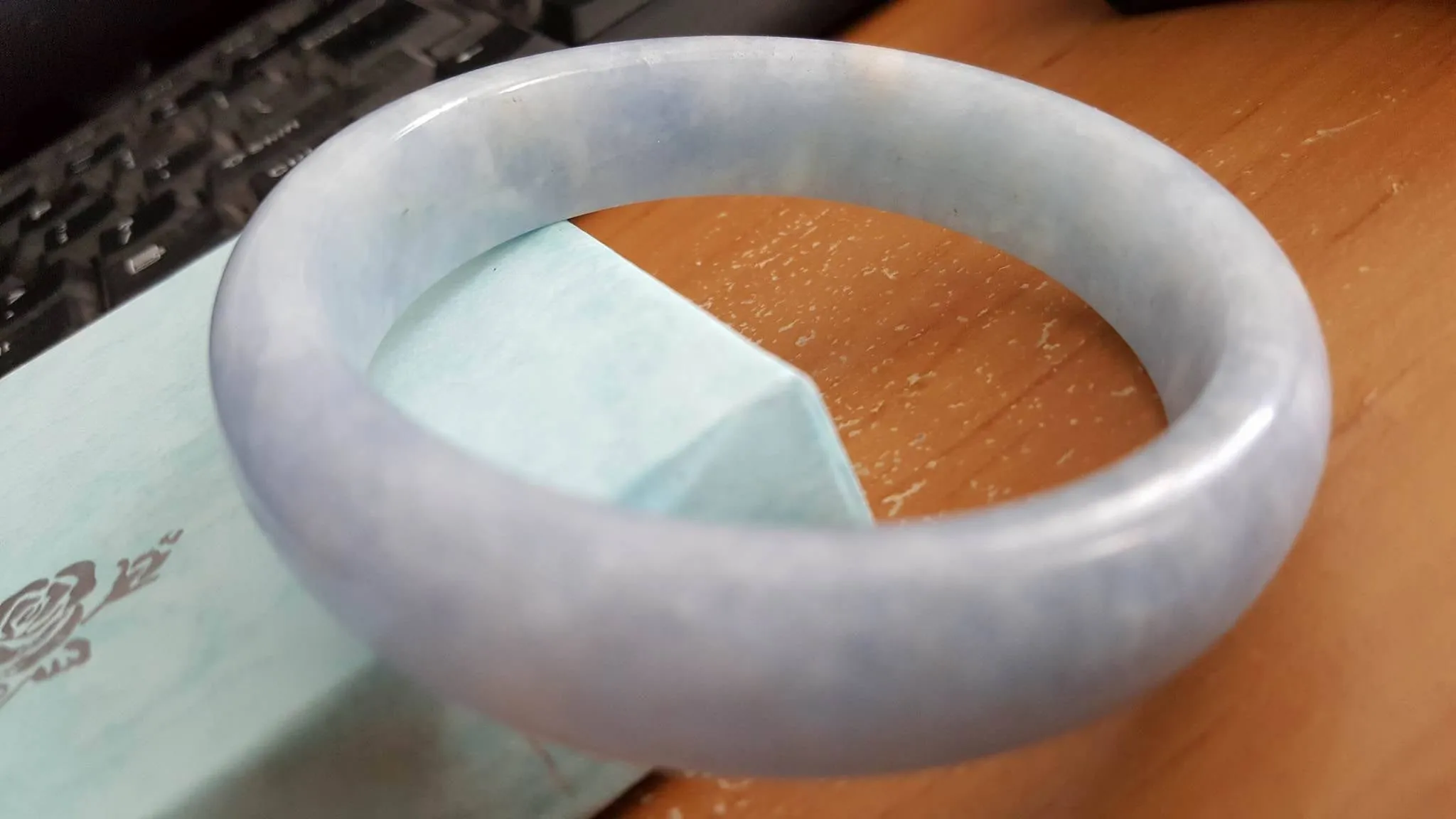 10% OFF- 59/60/61 mm Certified Natural Jadeite Emerald Jade Bangle《Grade A》A145