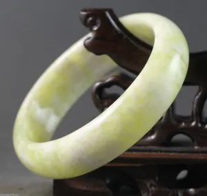 10% OFF- 60 mm Certified Natural Jadeite Emerald Jade Bracelet Bangle《Grade A》