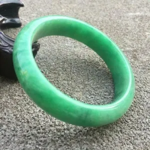 10% OFF- 60/61/62mm Certified Natural Jadeite Emerald A*Jade HandCarved Bracelet Bangle x9411