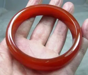 10% OFF- 63/64/65mm Certified Natural Red Emerald A Jade Handcarved Bangle A2019