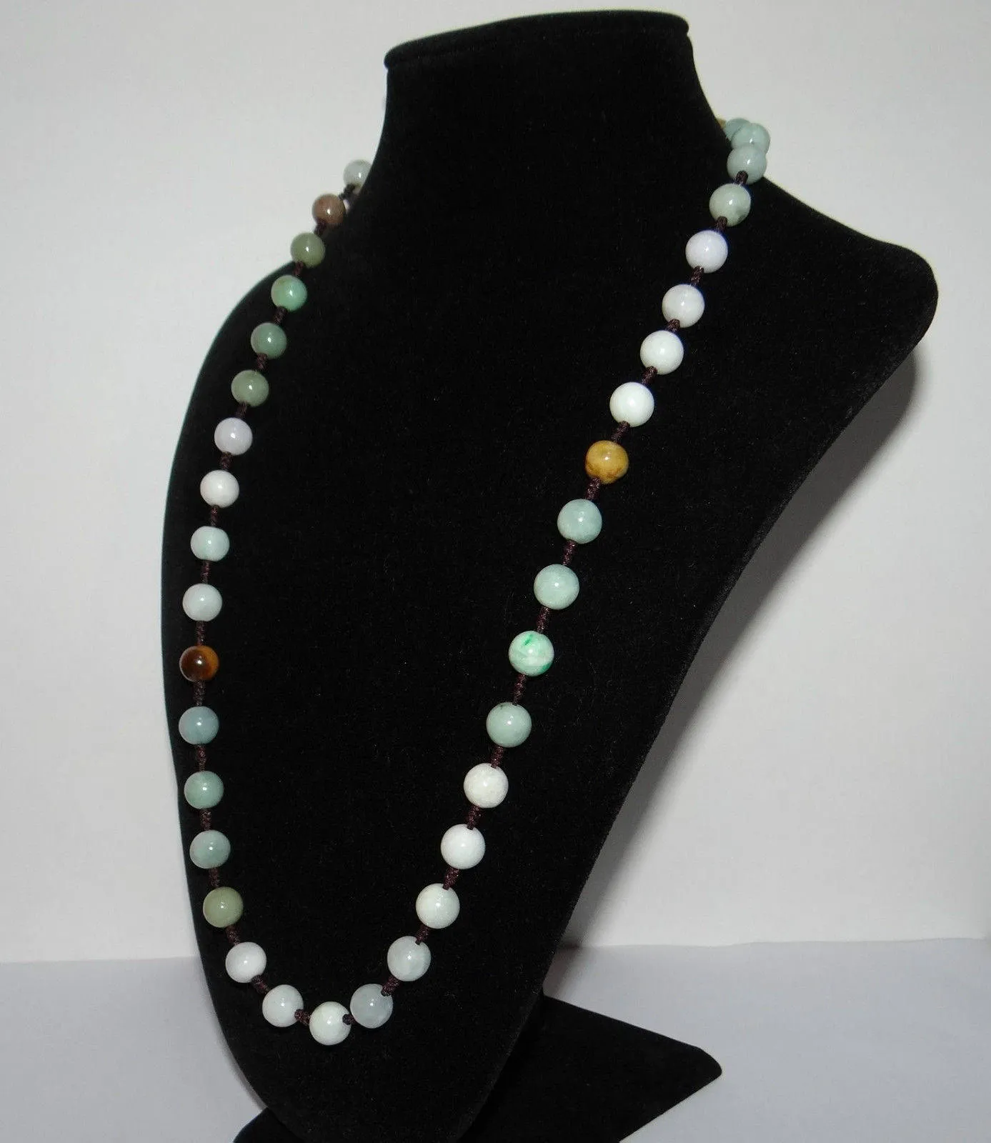 10% OFF- Certified Natural Hisui Jadeite Emerald A Jade Pearls Necklace
