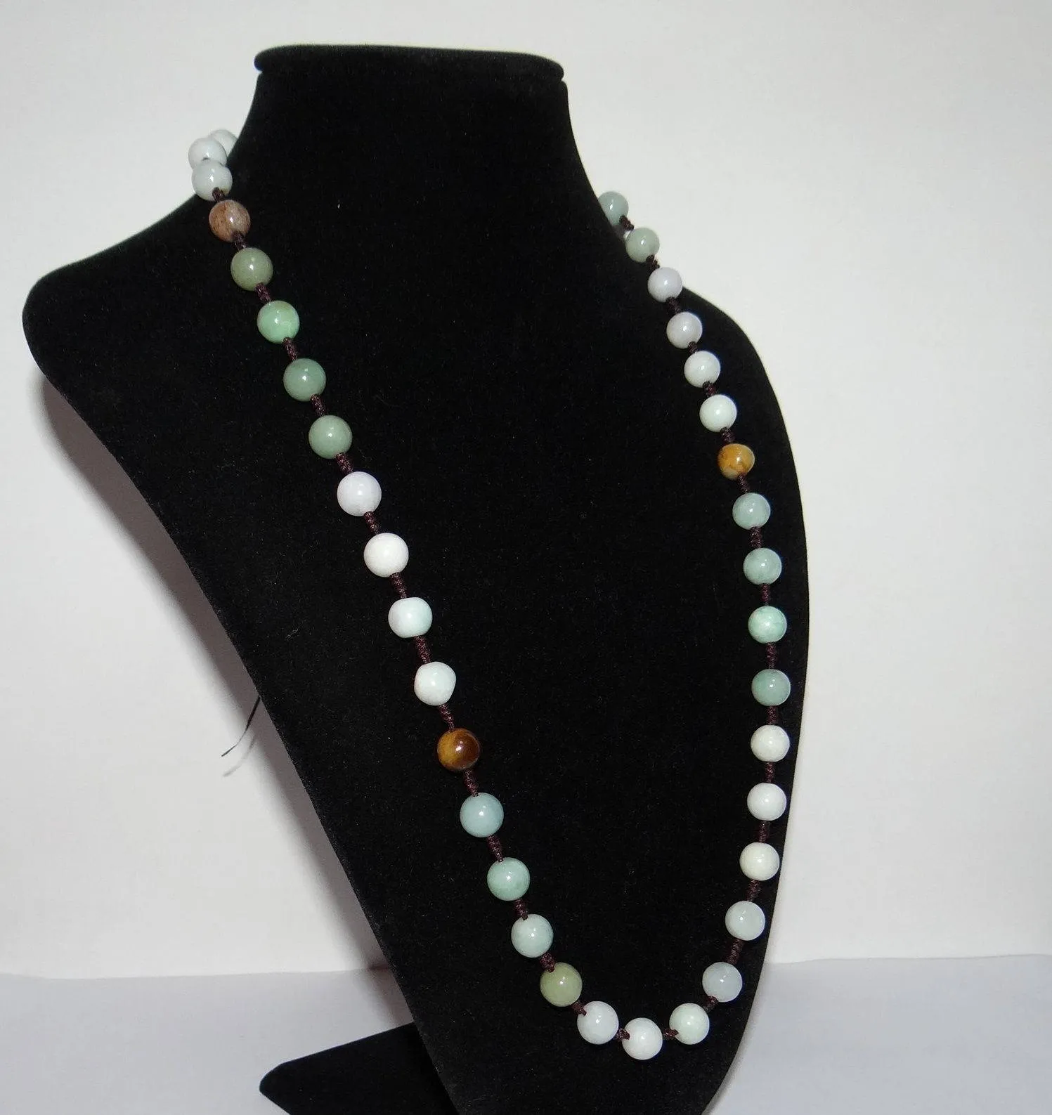 10% OFF- Certified Natural Hisui Jadeite Emerald A Jade Pearls Necklace