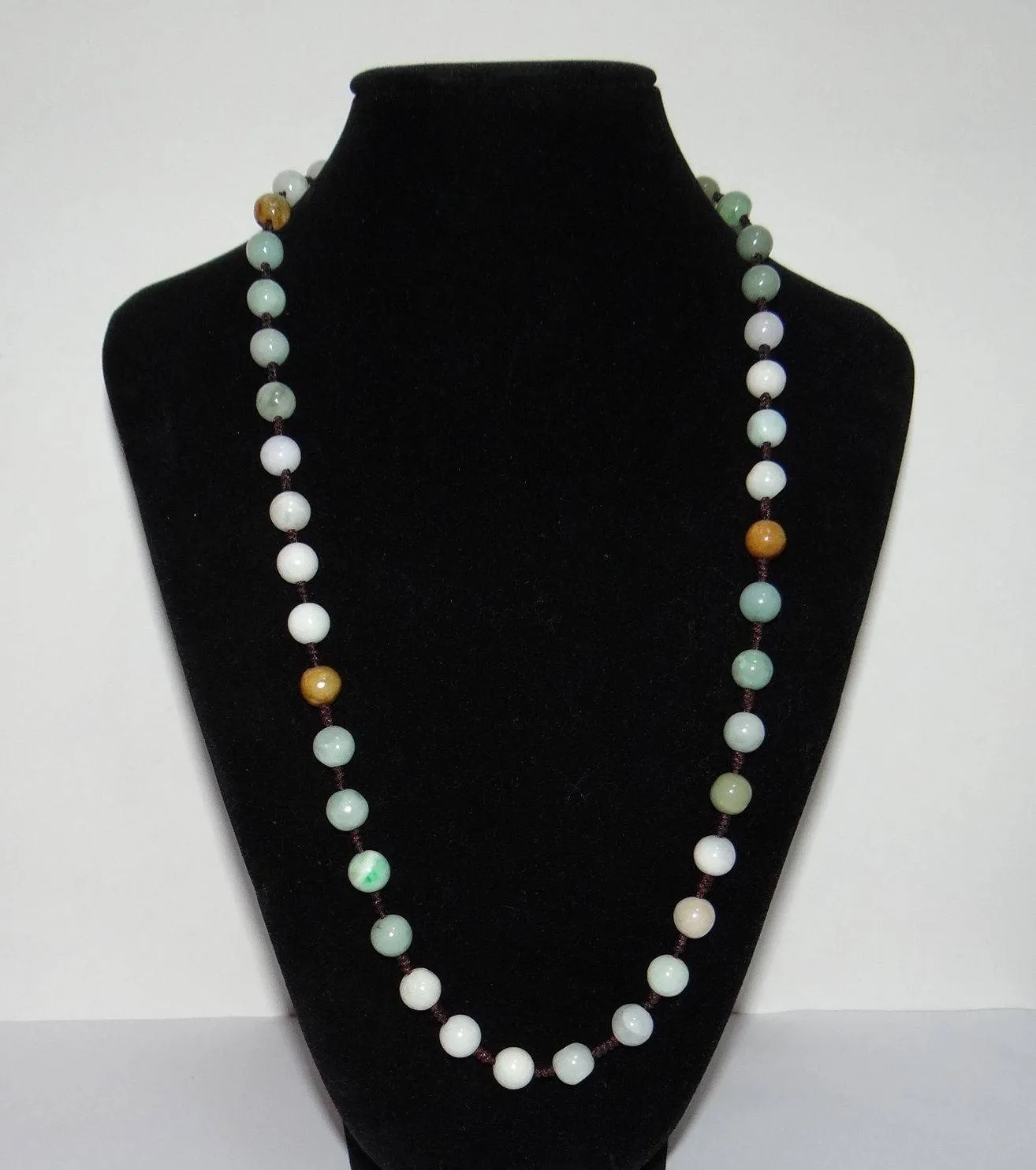 10% OFF- Certified Natural Hisui Jadeite Emerald A Jade Pearls Necklace