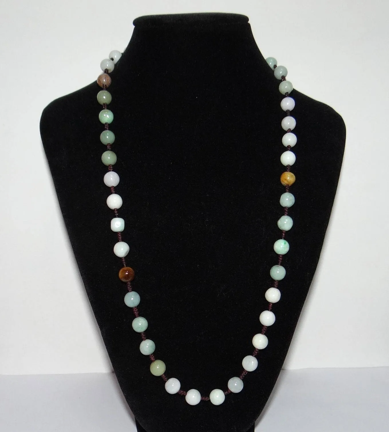 10% OFF- Certified Natural Hisui Jadeite Emerald A Jade Pearls Necklace