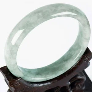 10% OFF on Sales) 54-65 mm Certified Natural Jadeite Emerald Jade Bracelet Bangle《Grade A》