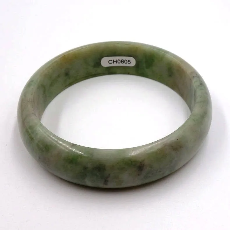 10% OFF on Sales- 58/59/60 mm Certified Natural Emerald Xiu Jade Bangle《Grade A》