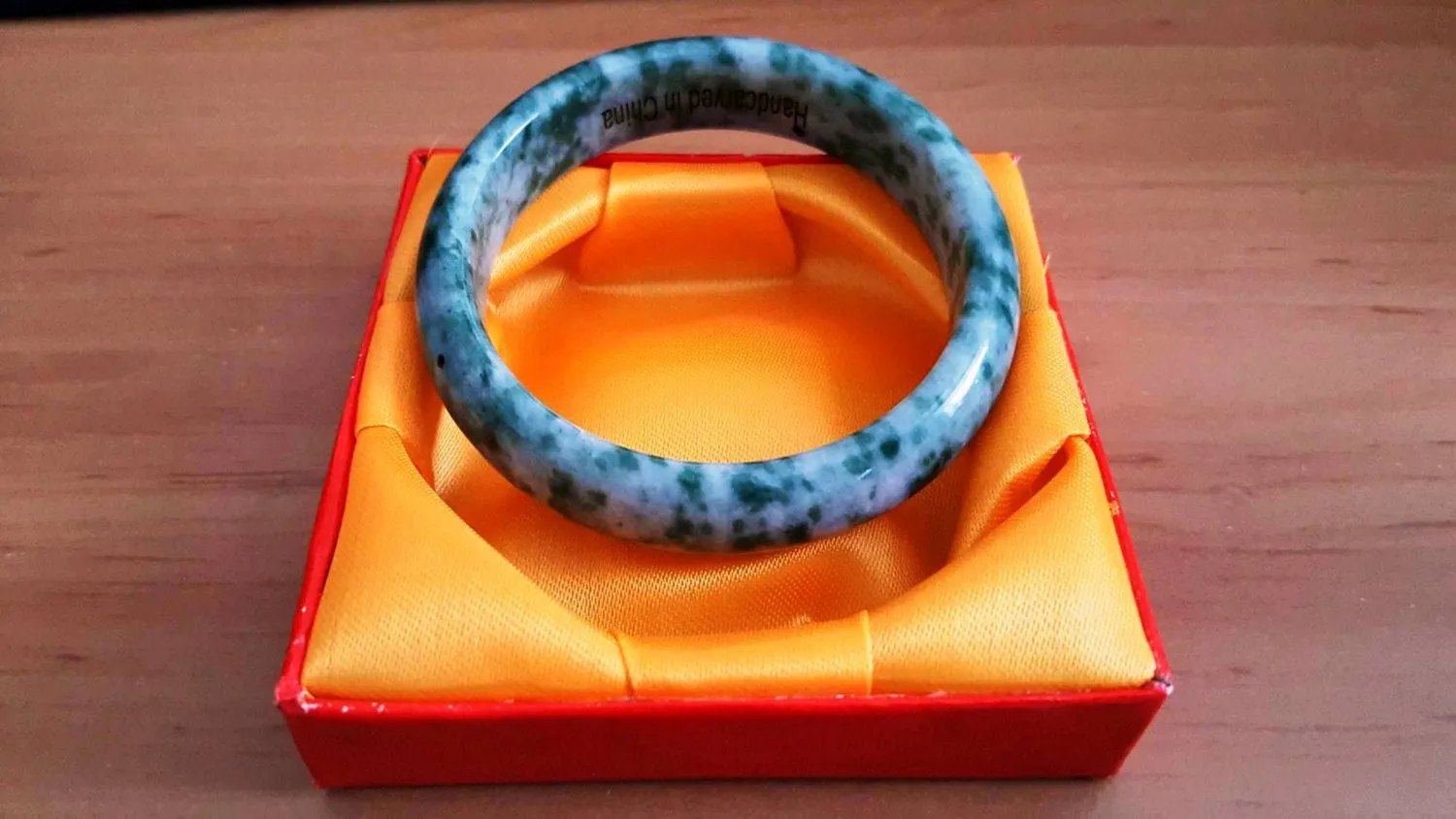 10% OFF on Sales- 60 mm-Certified Natural Jadeite Emerald Jade Bracelet Bangle《Grade A》