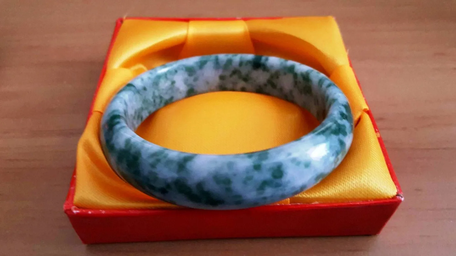 10% OFF on Sales- 60 mm-Certified Natural Jadeite Emerald Jade Bracelet Bangle《Grade A》