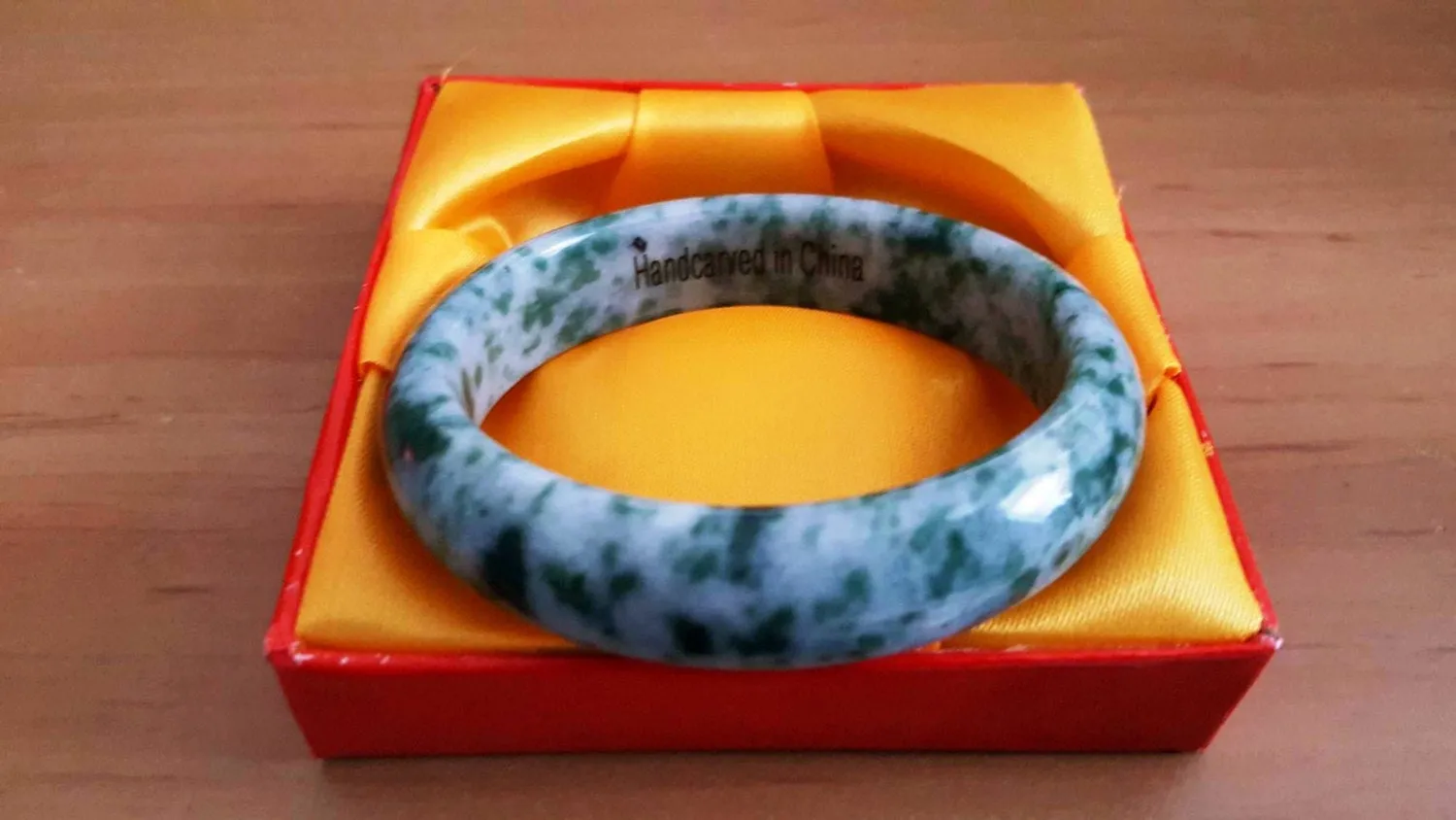 10% OFF on Sales- 60 mm-Certified Natural Jadeite Emerald Jade Bracelet Bangle《Grade A》