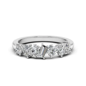 1.00 d.e.w. cts Leia Moissanite Ring