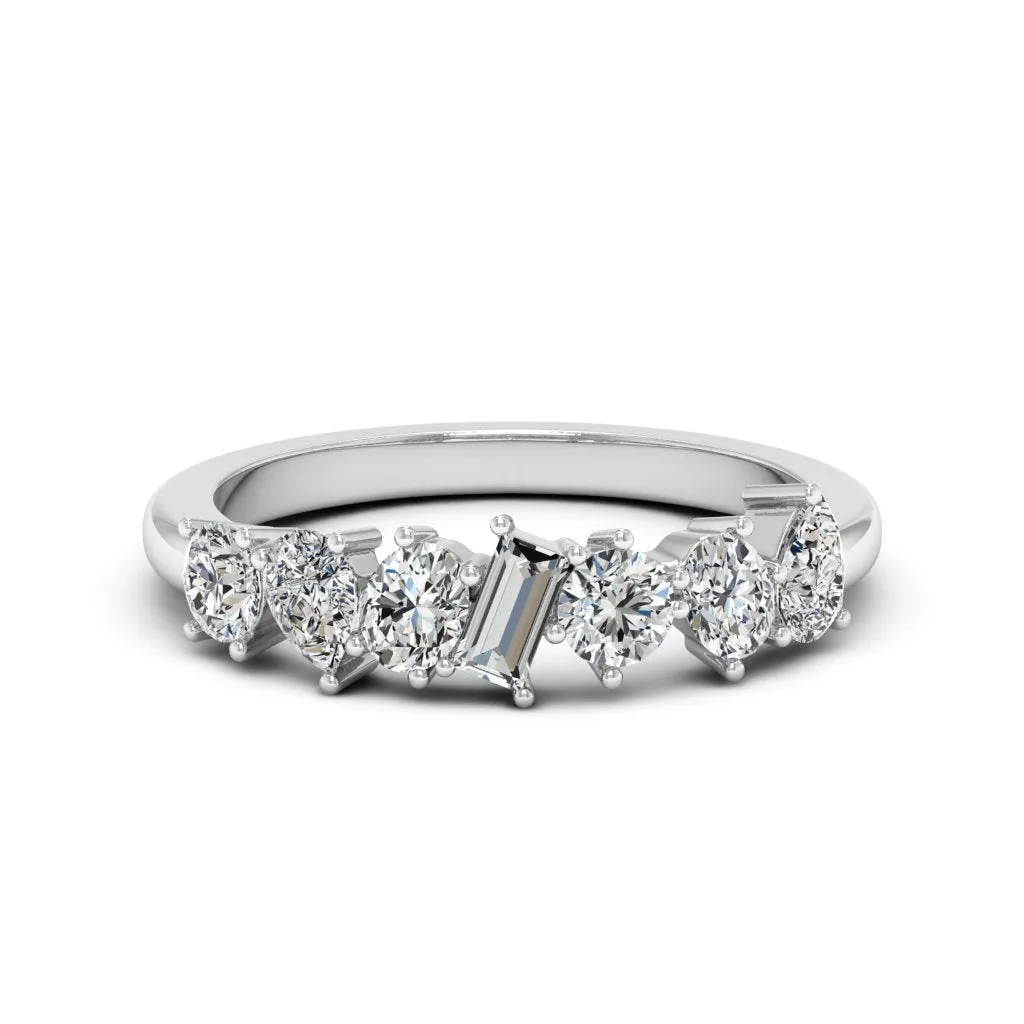 1.00 d.e.w. cts Leia Moissanite Ring