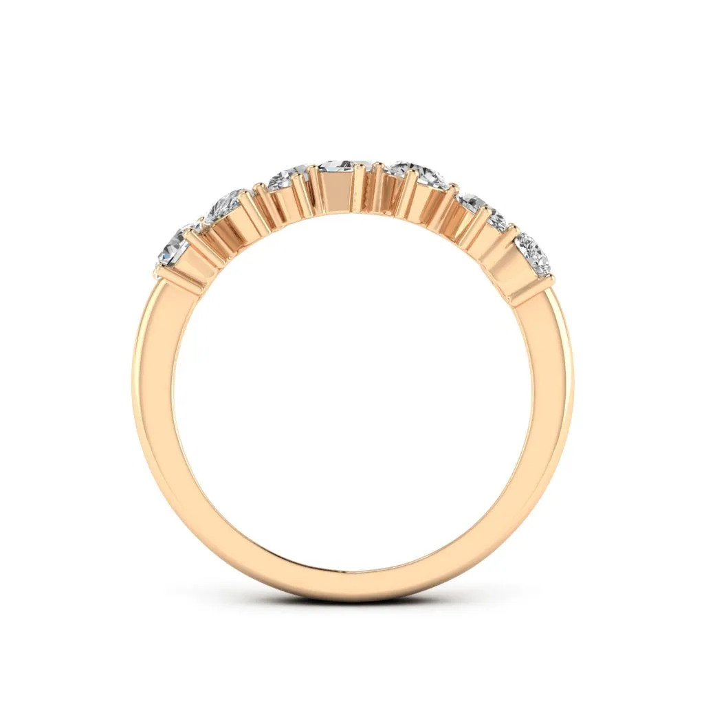 1.00 d.e.w. cts Leia Moissanite Ring