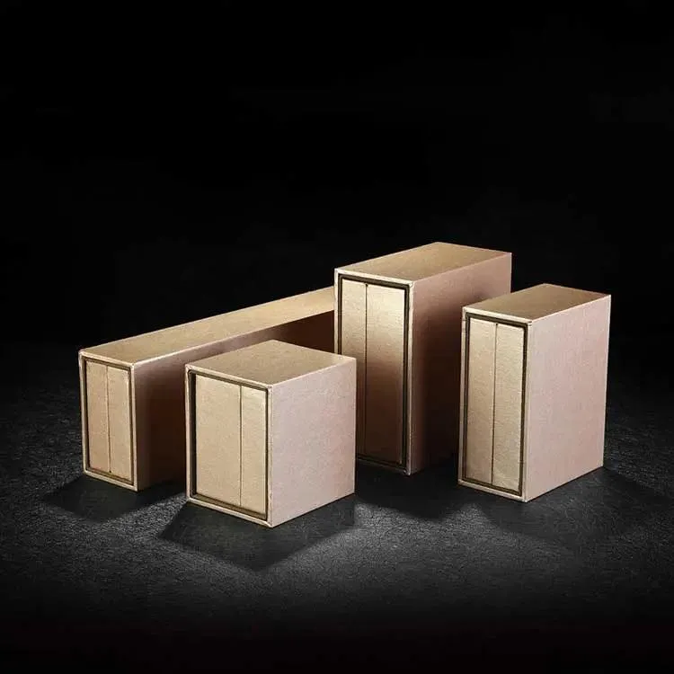 100pcs Wholesale Luxury Small Gold Inner/Outer Slide Jewellery Box