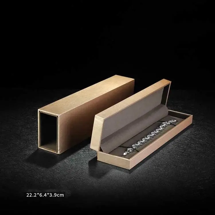 100pcs Wholesale Luxury Small Gold Inner/Outer Slide Jewellery Box