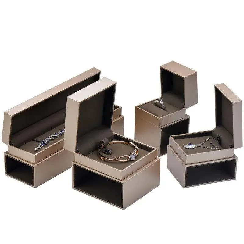 100pcs Wholesale Luxury Small Gold Inner/Outer Slide Jewellery Box