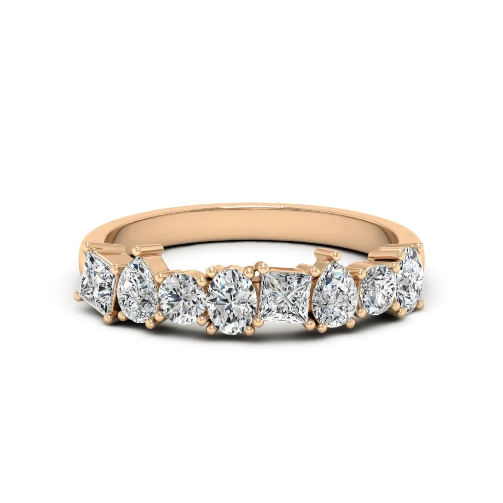 1.12 d.e.w cts Soleil Moissanite Ring