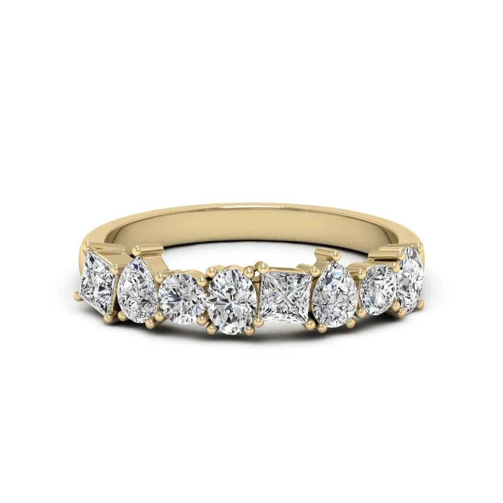 1.12 d.e.w cts Soleil Moissanite Ring