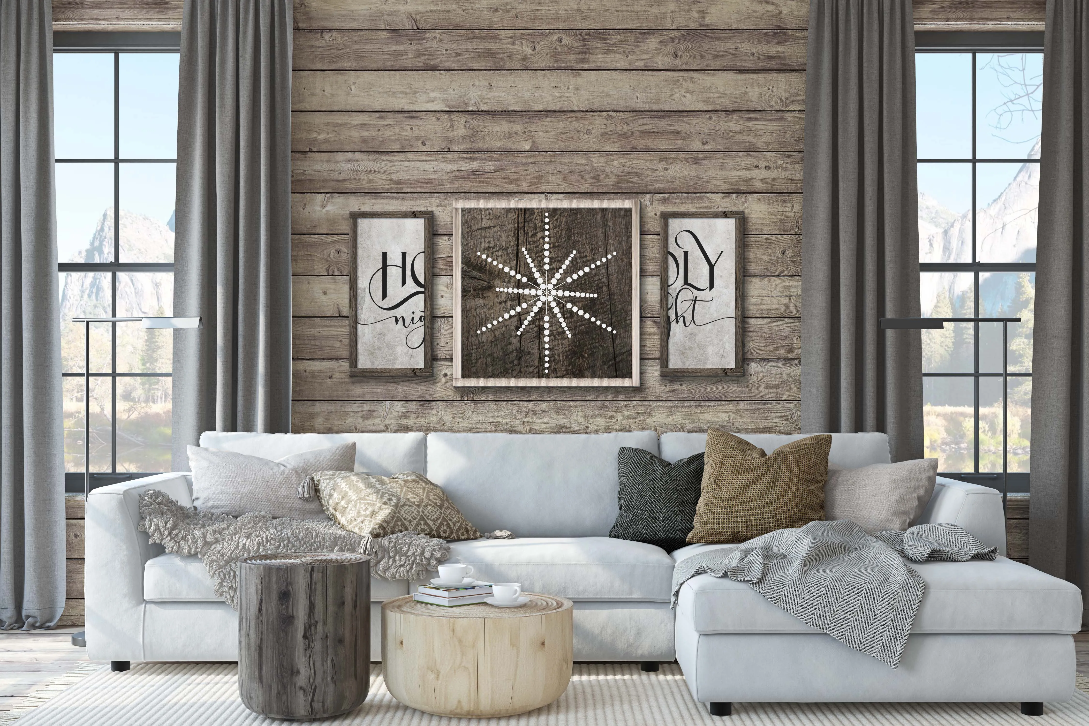 1/14 @ 6:30pm-COUPLES WORKSHOP-SNOWFLAKES FRAMED DECOR