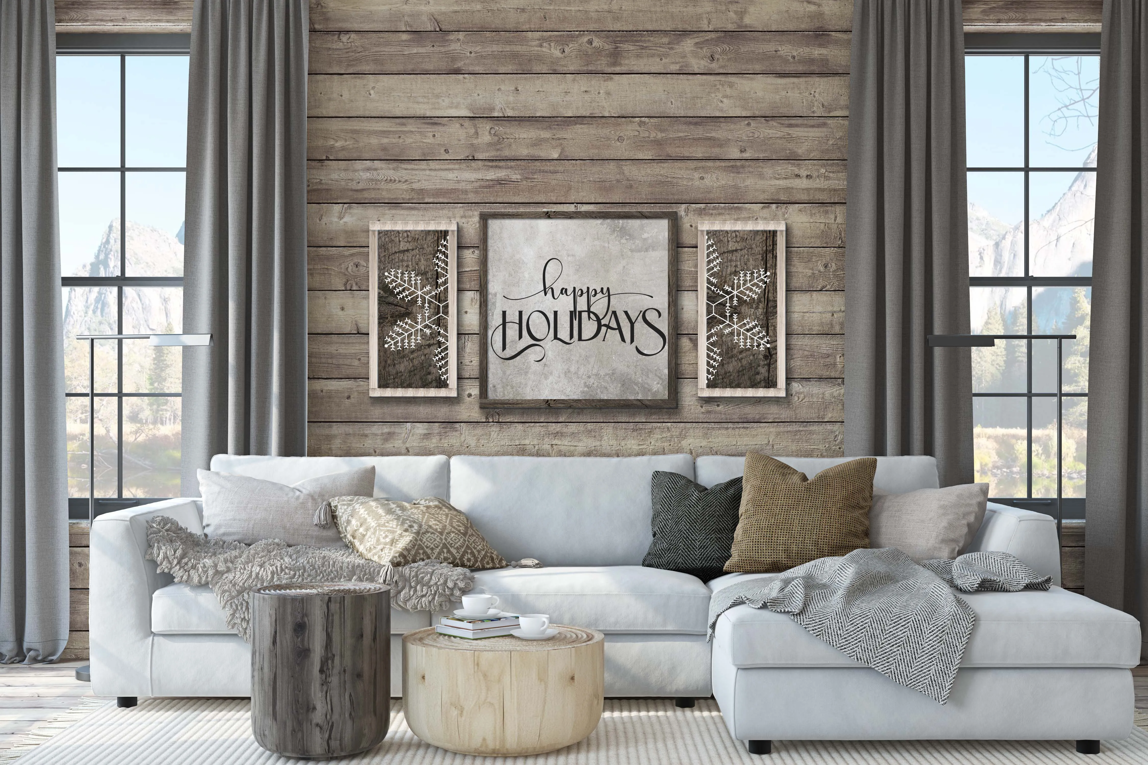 1/14 @ 6:30pm-COUPLES WORKSHOP-SNOWFLAKES FRAMED DECOR