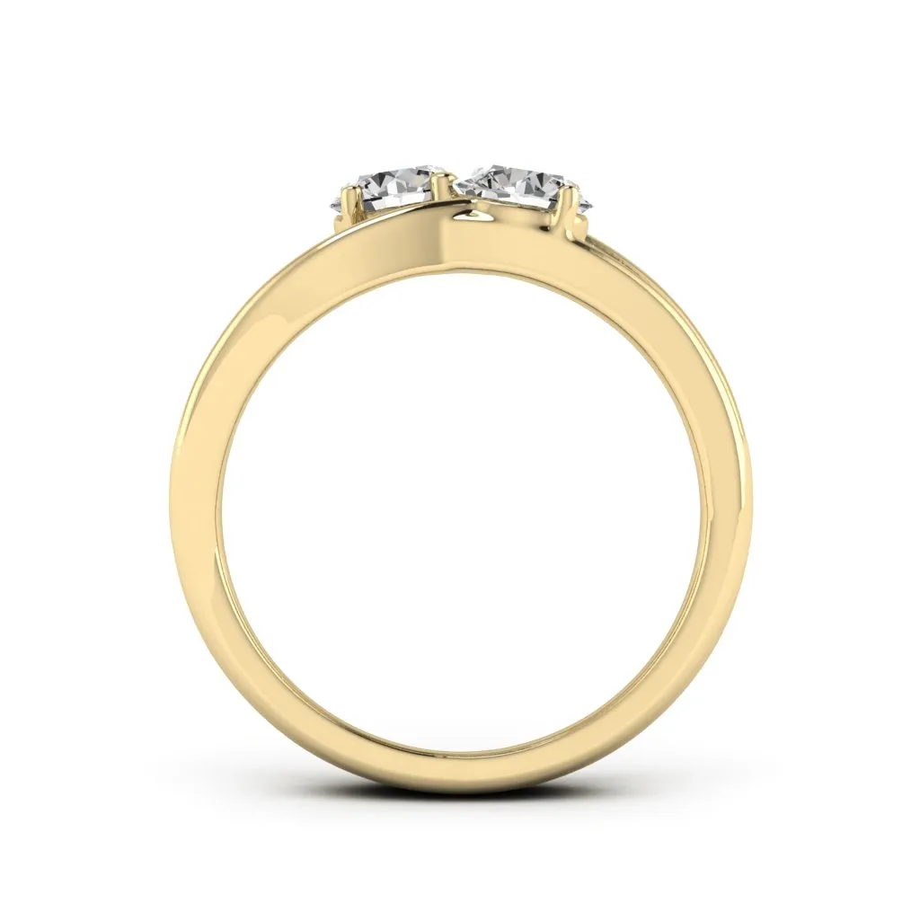 1.17 d.e.w cts Annabella Moissanite Ring