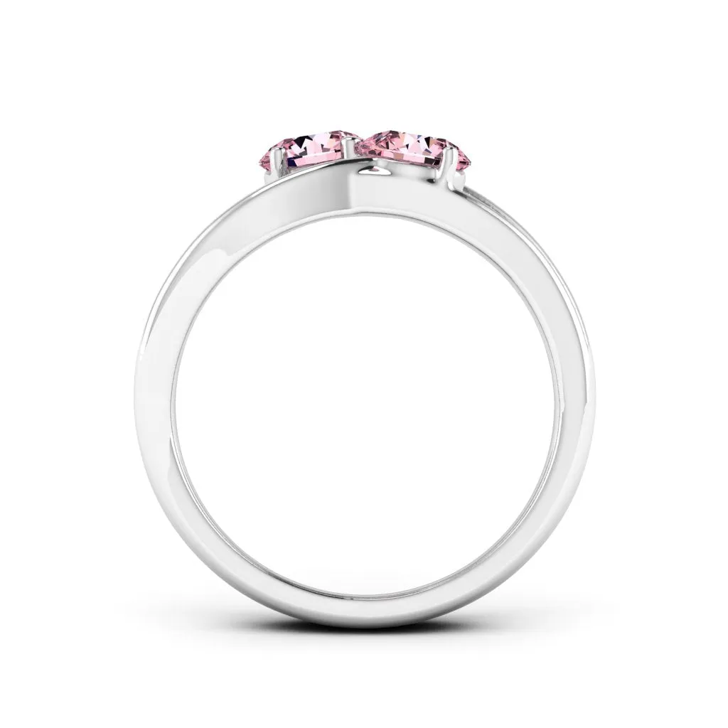 1.17 d.e.w cts Annabella Moissanite Ring