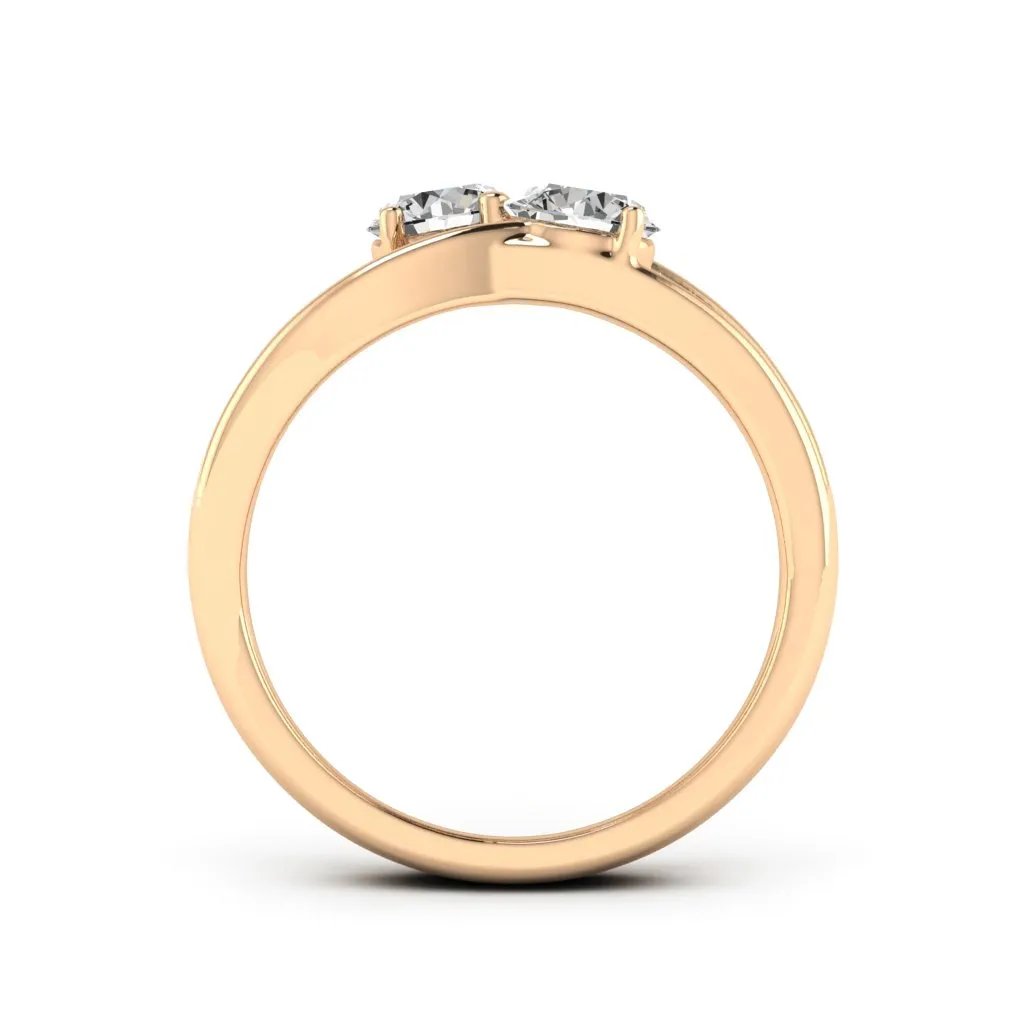 1.17 d.e.w cts Annabella Moissanite Ring