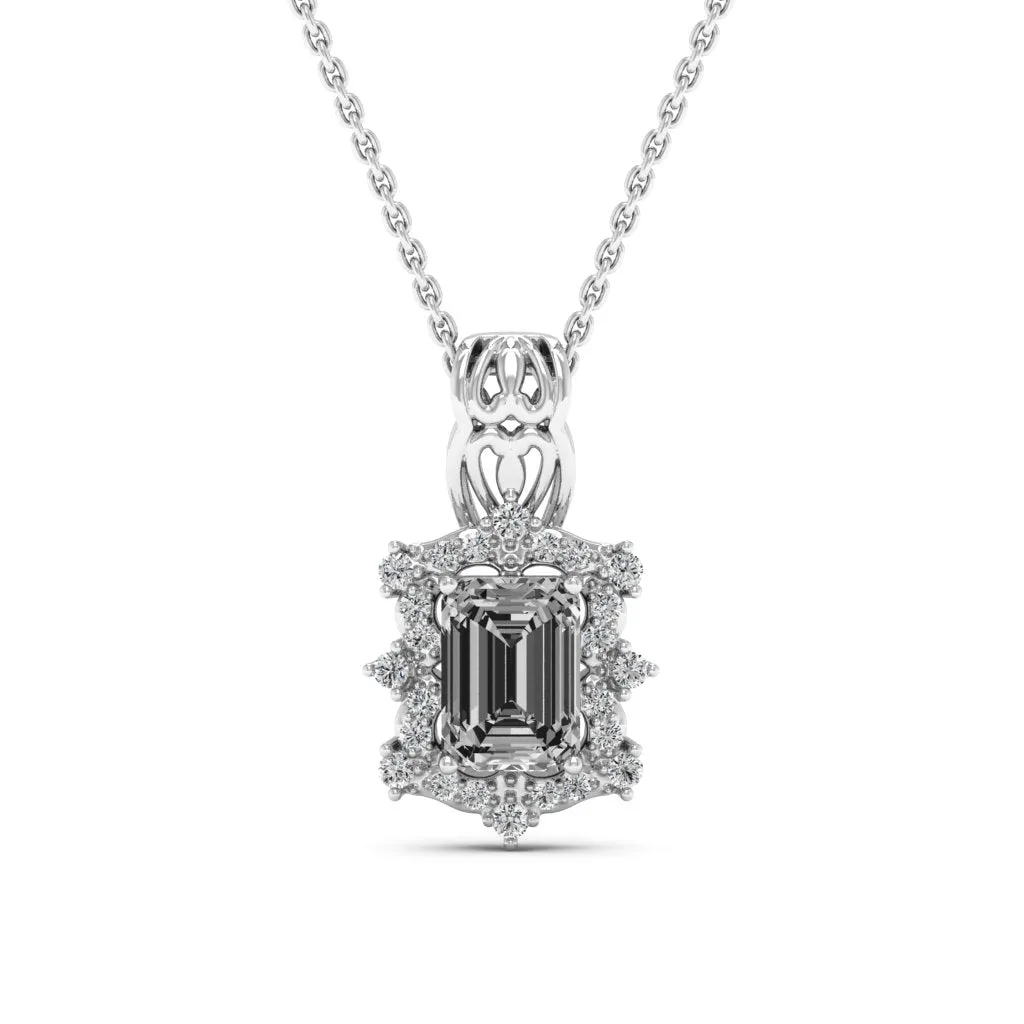 1.19 d.e.w cts Bridget Moissanite Necklace
