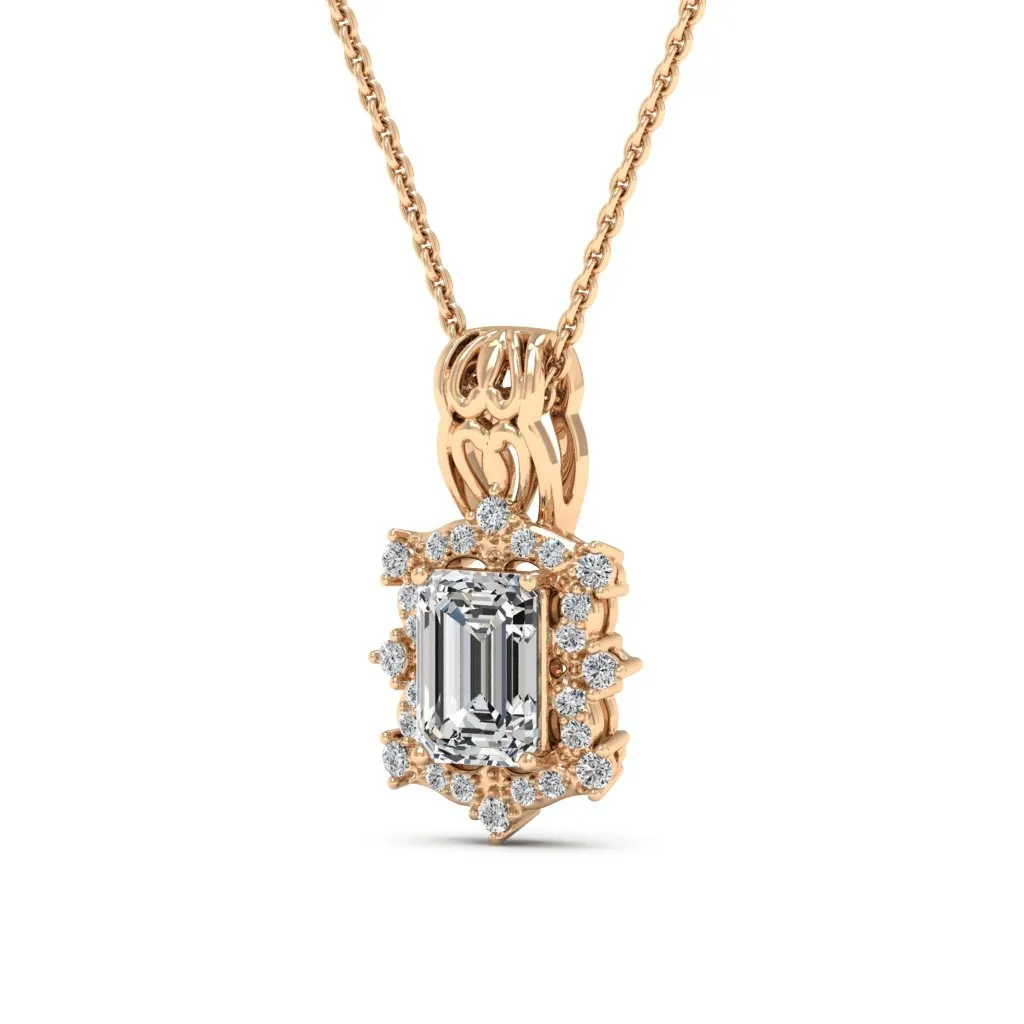 1.19 d.e.w cts Bridget Moissanite Necklace