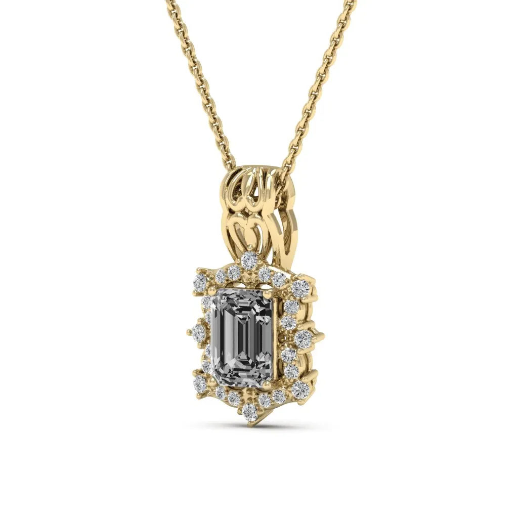 1.19 d.e.w cts Bridget Moissanite Necklace