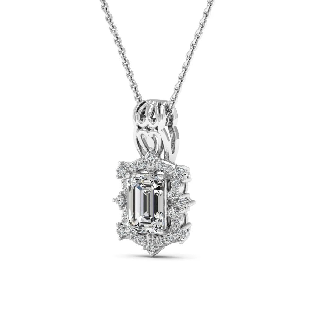 1.19 d.e.w cts Bridget Moissanite Necklace