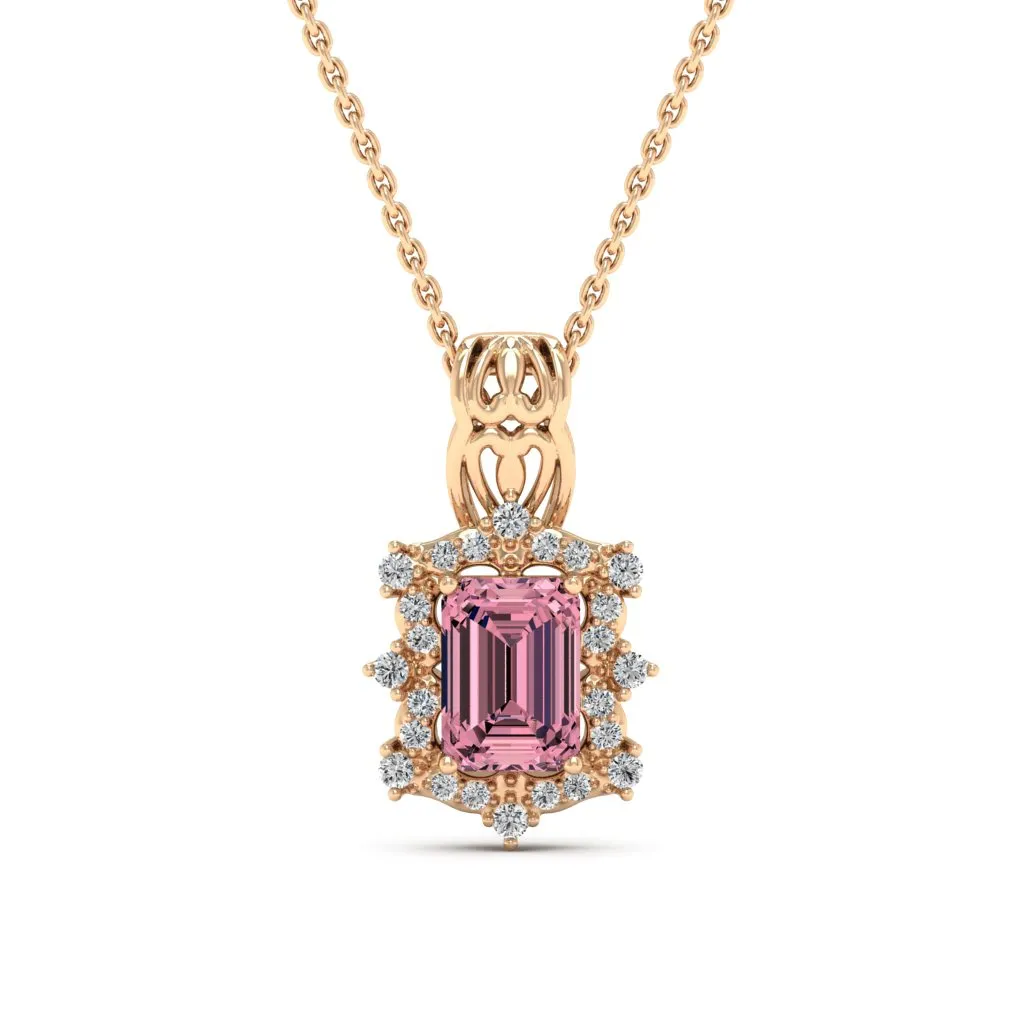 1.19 d.e.w cts Bridget Moissanite Necklace