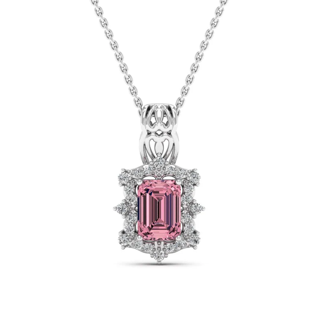 1.19 d.e.w cts Bridget Moissanite Necklace