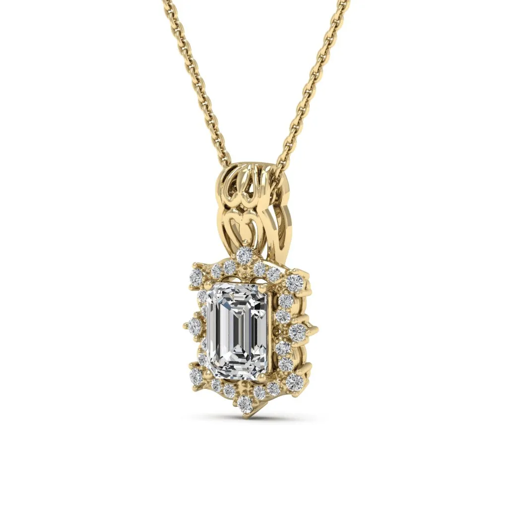 1.19 d.e.w cts Bridget Moissanite Necklace