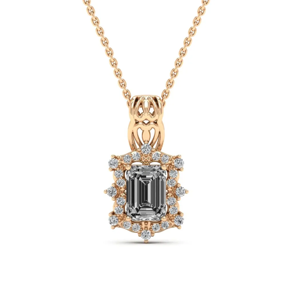 1.19 d.e.w cts Bridget Moissanite Necklace
