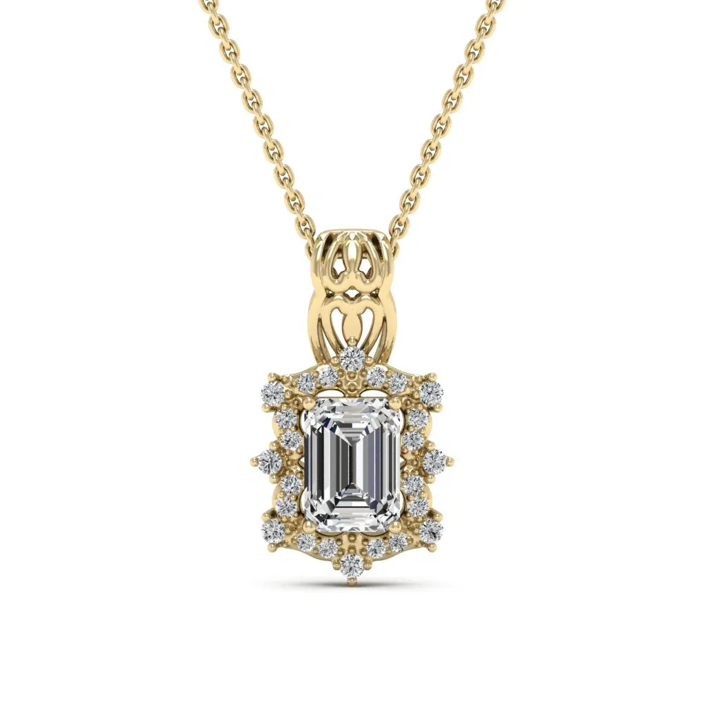 1.19 d.e.w cts Bridget Moissanite Necklace