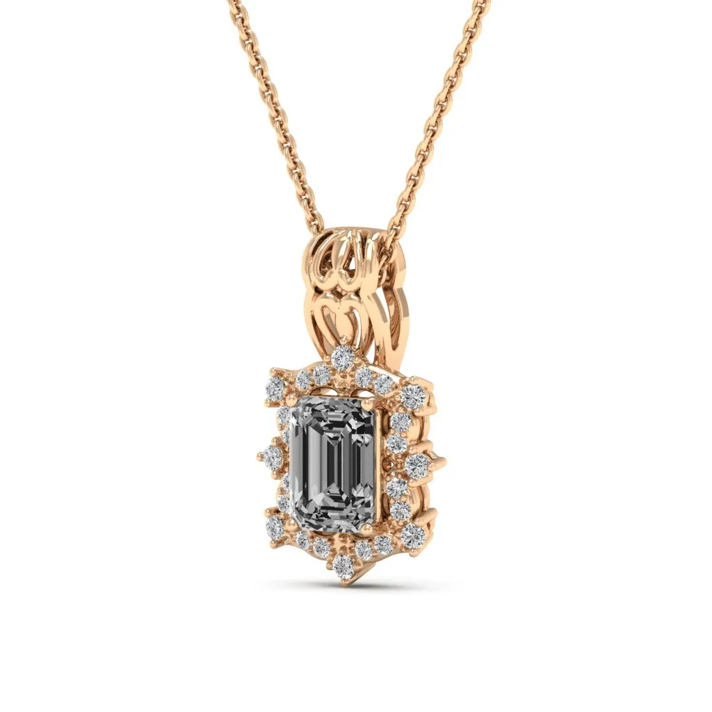 1.19 d.e.w cts Bridget Moissanite Necklace
