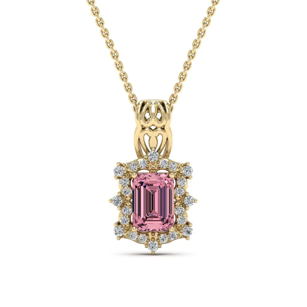 1.19 d.e.w cts Bridget Moissanite Necklace