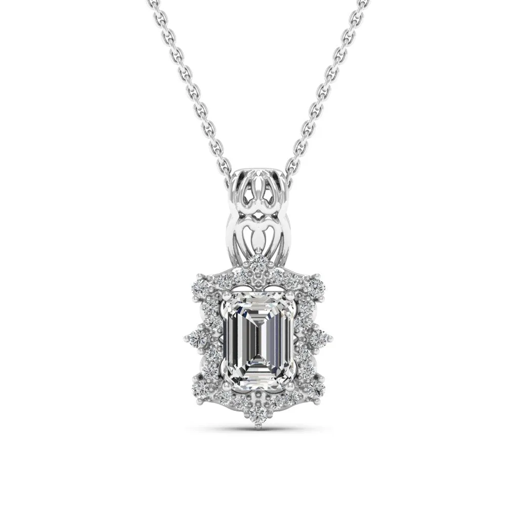 1.19 d.e.w cts Bridget Moissanite Necklace